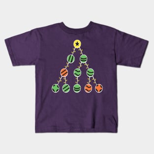 Programmer Christmas Tree - Funny Programming Jokes - Dark Color Kids T-Shirt